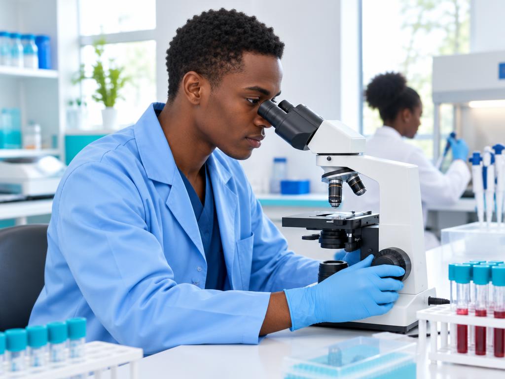 Illustration de service : Laboratoires, personnes et lieu fictifs